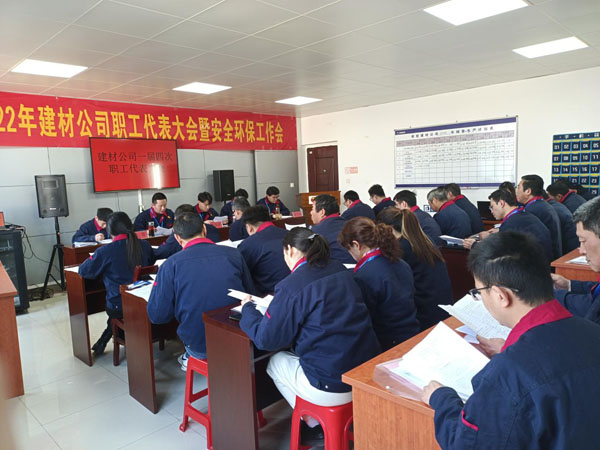 建材公司召開會議部署全年工作