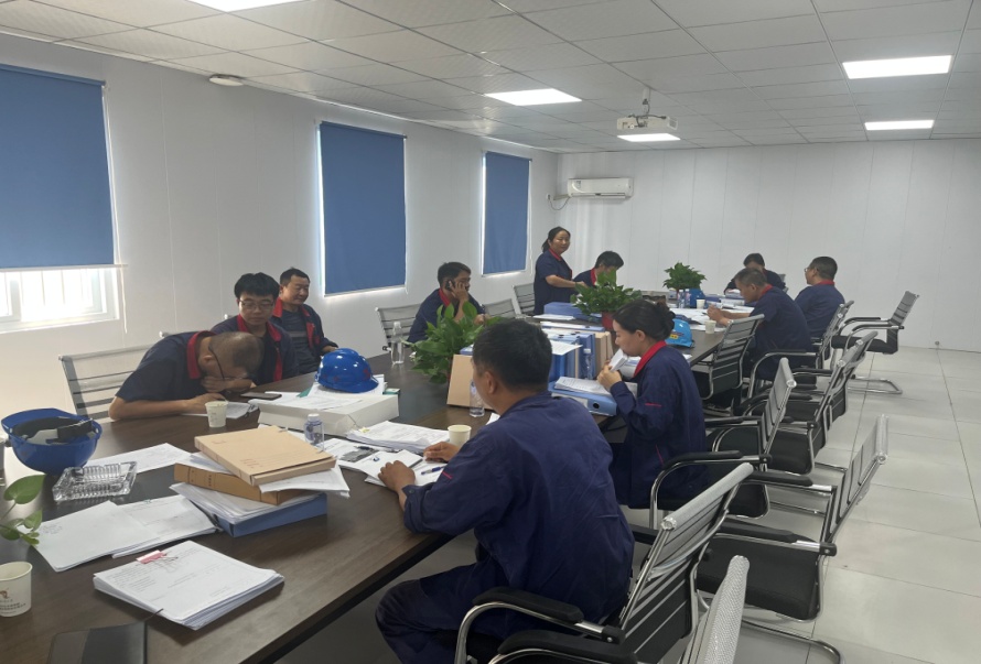 公司開展年度質量、環(huán)境、職業(yè)健康安全管理體系內審工作