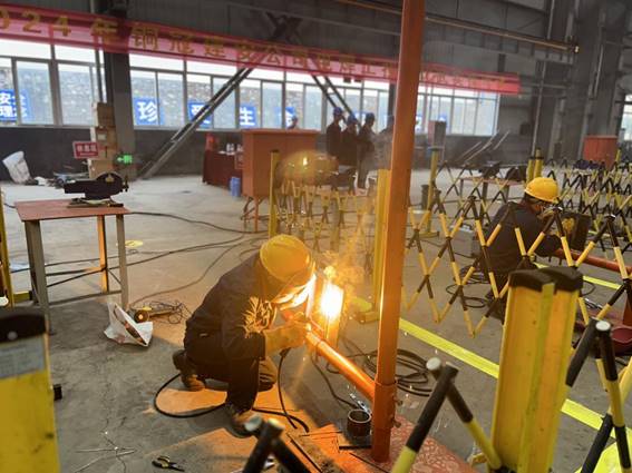 公司舉辦電焊工、電工技術(shù)比武