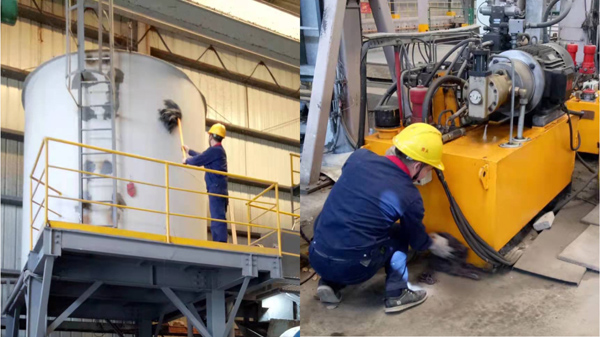 建材公司開(kāi)展專(zhuān)項(xiàng)設(shè)備清潔活動(dòng) 建材公司開(kāi)展專(zhuān)項(xiàng)設(shè)備清潔活動(dòng)