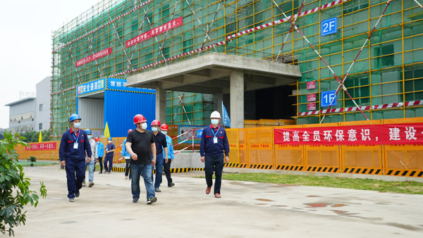 銅箔二期主廠房項目標準化工地順利通過驗收 銅箔二期主廠房項目標準化工地順利通過驗收